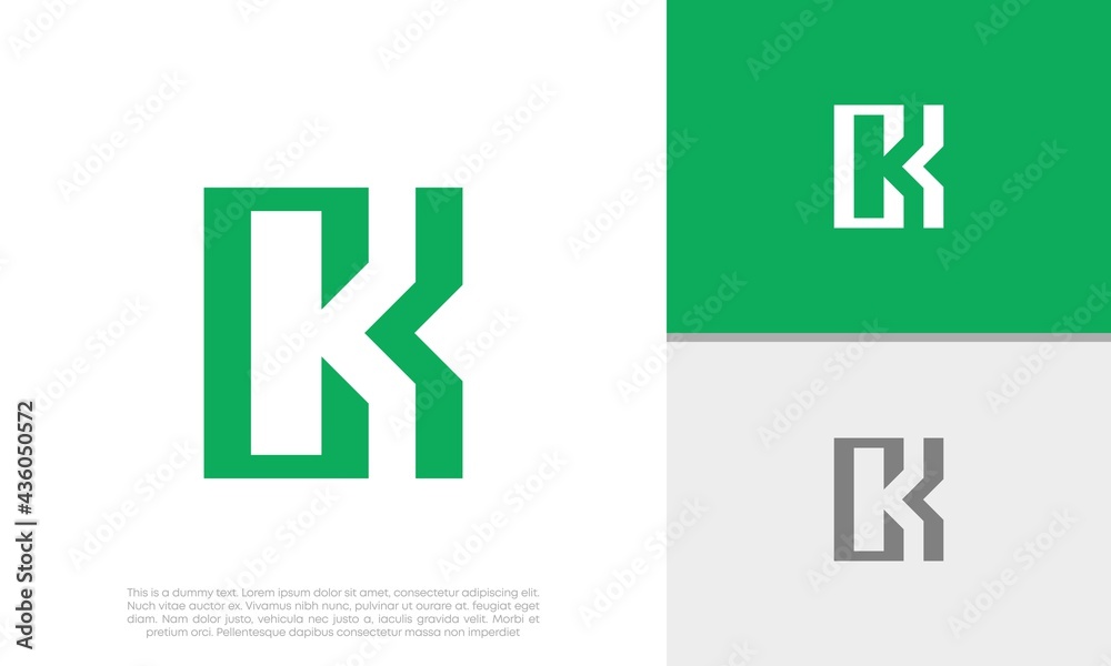 Initials CK logo design. Innovative high tech logo template. Template label for blockchain technology. Initials CK logo design. Innovative high tech logo template. Template label for blockchain technology.