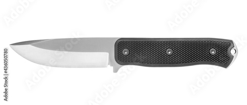 Outdoor knife isolated on white background, including clipping path