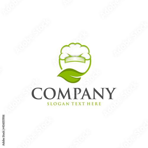 Chef Leaf Green Logo Design