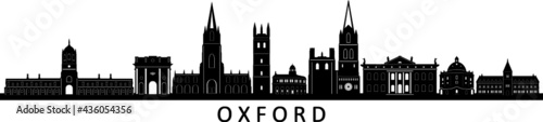 OXFORD England SKYLINE City Silhouette
