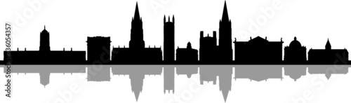 OXFORD England SKYLINE City Silhouette
