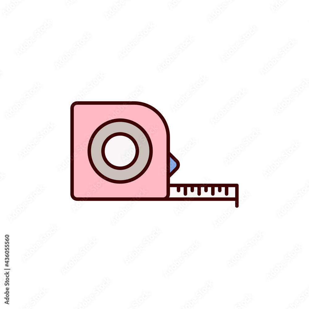 Measurement tape, Measure tape, Construction measurement icon Measurement tape, Measure tape, Construction measurement icon