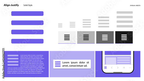 VA icon Set_align justify(solid style)