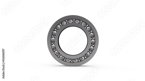 Ball bearing isolated on white