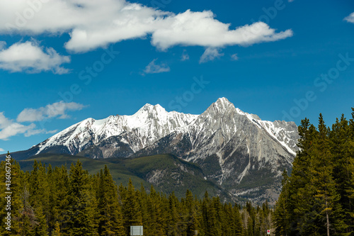 Foothills from the roadiside. Bow Valley Wilderness Area, Alberta, Canada