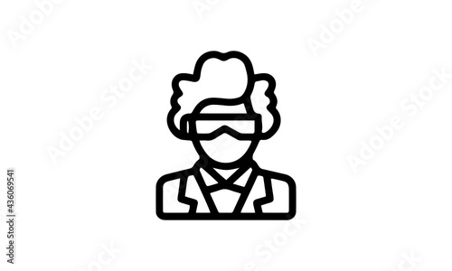 Ancient alien Silhouette icons vector design