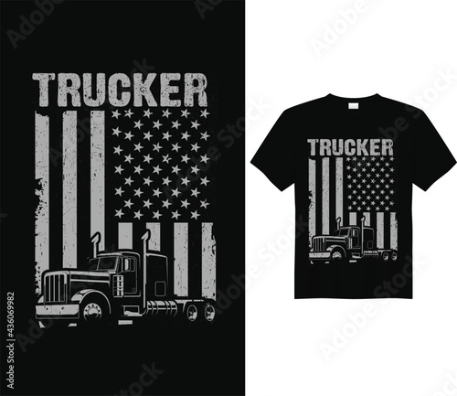 AMERICAN TRUCK DRIVER T-SHIRT