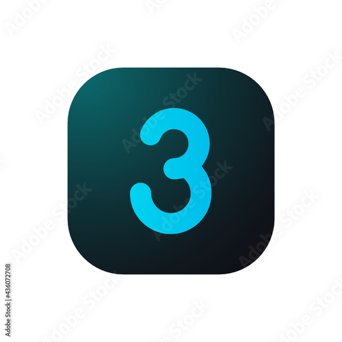 Three - Sticker