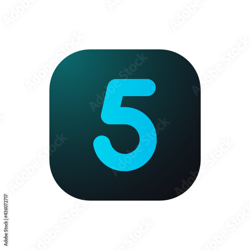 Five - Sticker