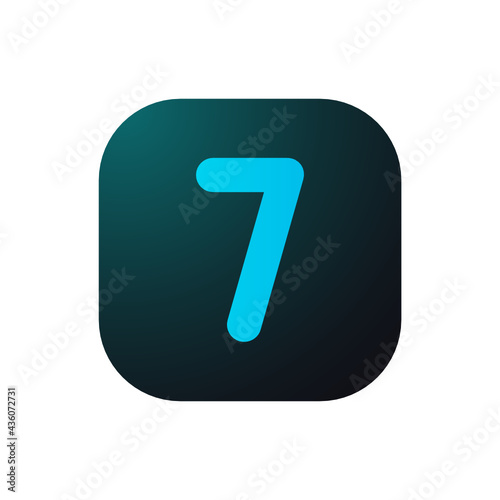 Seven - Sticker