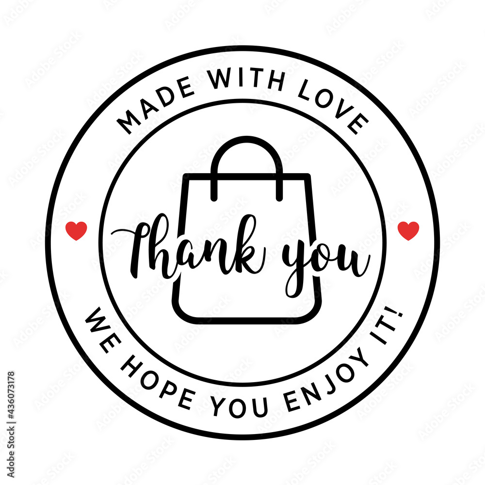 thank you order Stock Vector | Adobe Stock