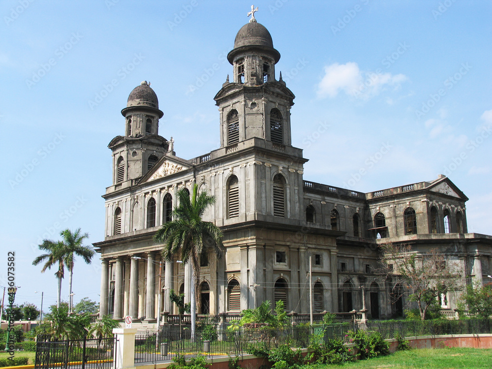 Vieja catedral de Managua, Nicaragua.