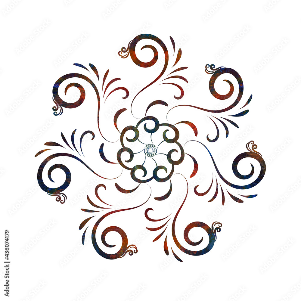 abstract textile pattern on white background isolated illustration abstract textile pattern on white background isolated illustration