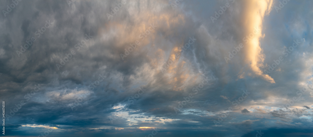 Fantastic clouds at sunrise Fantastic clouds at sunrise