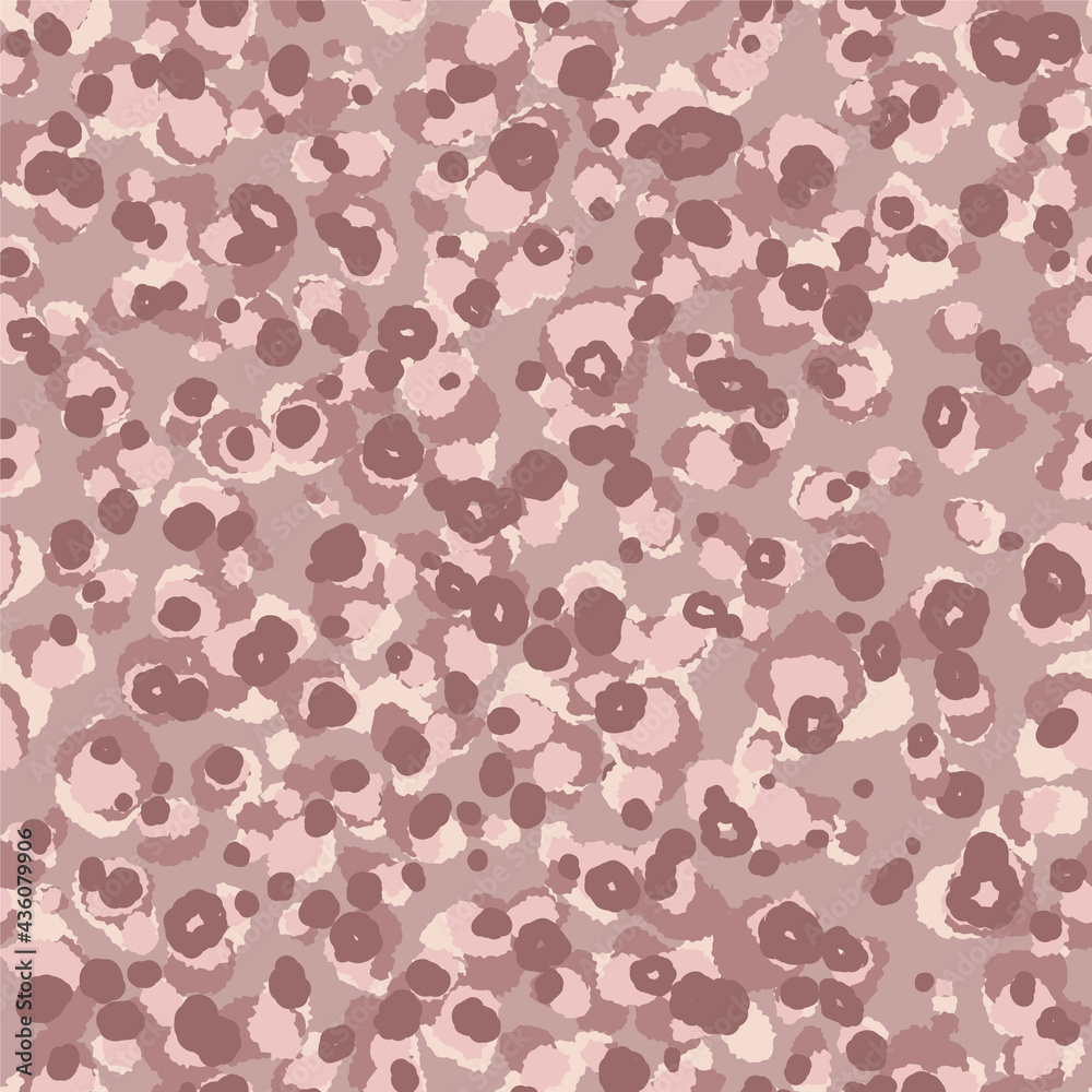 Seamless Repeating Abstract Animal Print in Mauve
