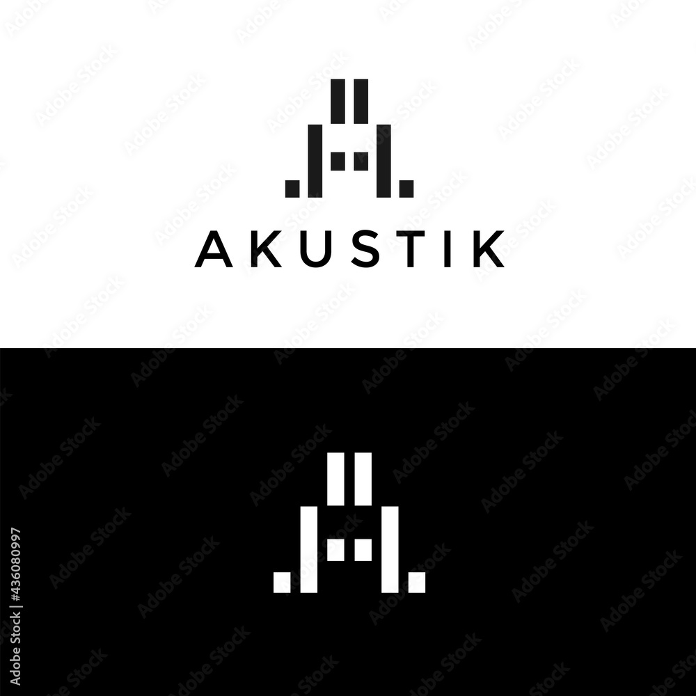 Naklejka premium Music Logo, Audio Technology Logo, Note Music, Music Record Logo, Sound wave logo vector