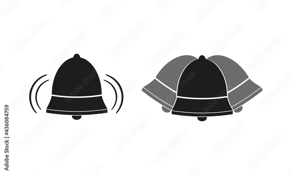 Fototapeta premium Ringing bell icon. Notification bell icon. Alarm symbol
