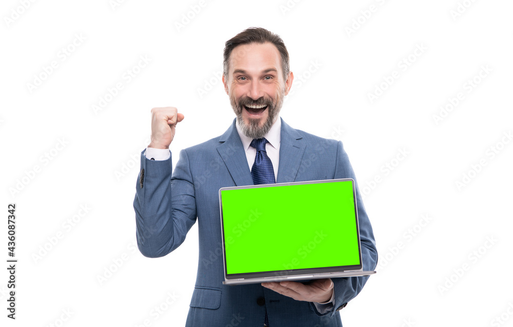 webinar pc advertisement. businessman presenting product. success. presentation on computer. webinar pc advertisement. businessman presenting product. success. presentation on computer.