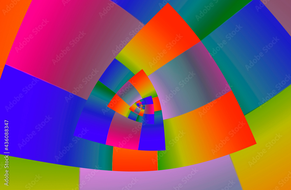 Fototapeta premium fondo abstracto espiral en degrade multicolor 