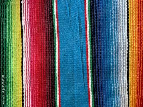 poncho Mexican cinco de mayo blanket serape fiesta traditional Mexico Mexican poncho serape background with stripes pattern copy space maya falsa blanket minimal simple backdrop