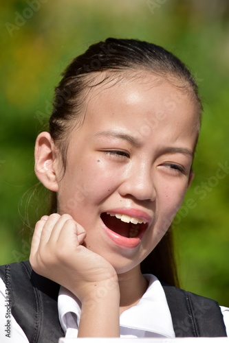 Youthful Minority Female Student And Happiness