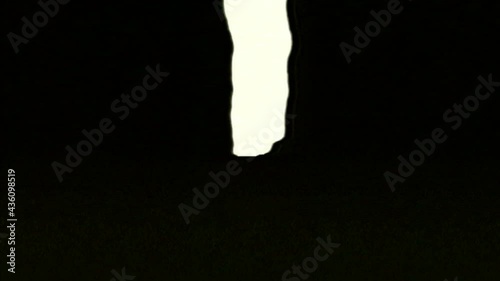 Analog Video Art Multicolored Abstract Shapes Signal Distortion