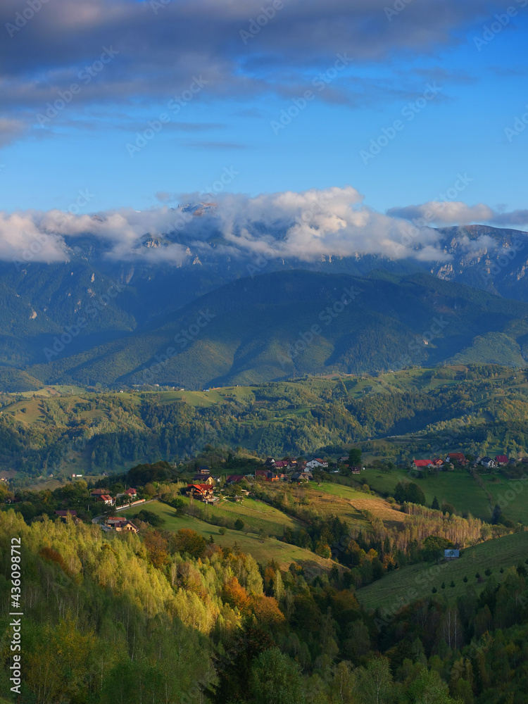 Alpine landscape of Bucegi Mountains, Romania, Europe