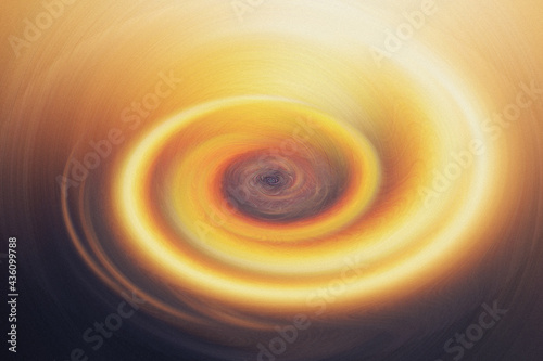 Yellow galaxy spin circle abstract wallpaper