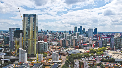 City of Manchester & Salford, England, Britain. 