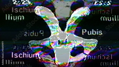 Analog Video Art Multicolored Abstract Shapes Signal Distortion