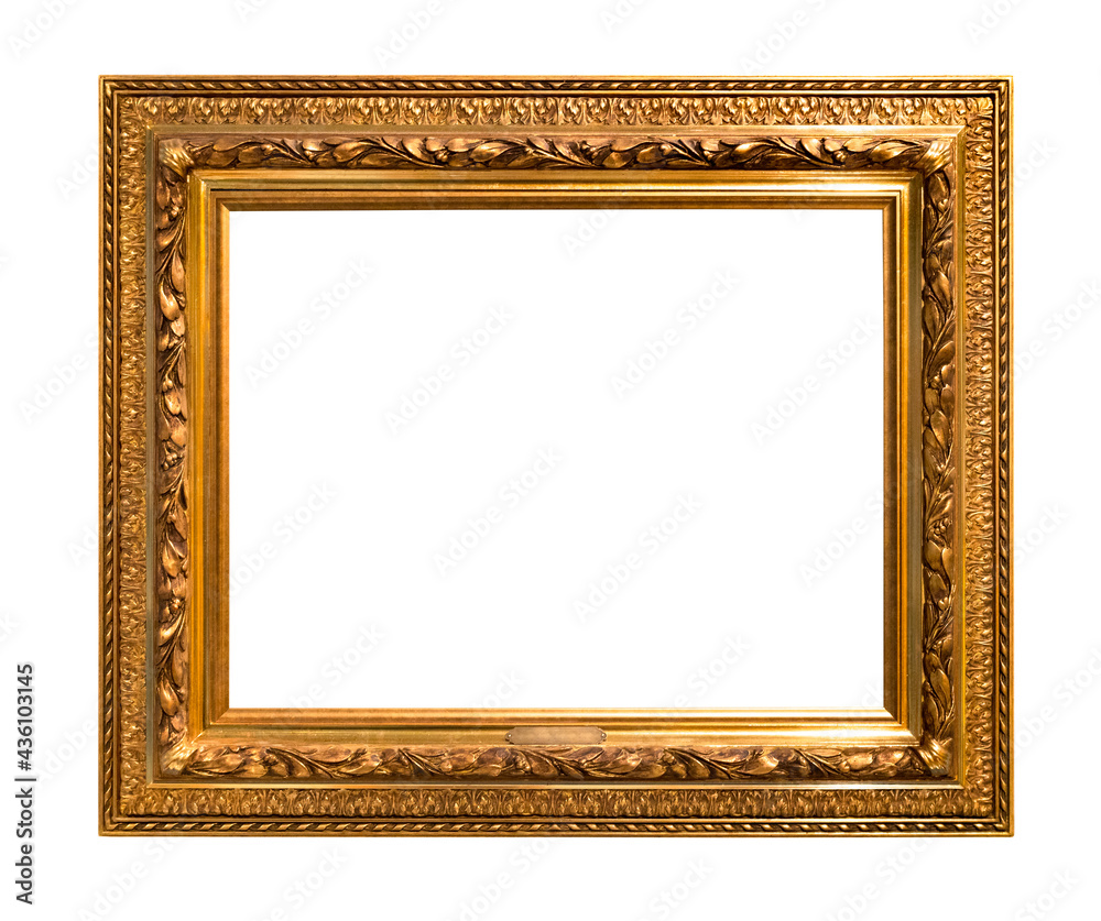 wide red gold wooden picture frame cutout wide red gold wooden picture frame cutout