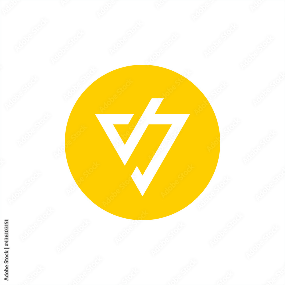 letter VS logo letter VS logo