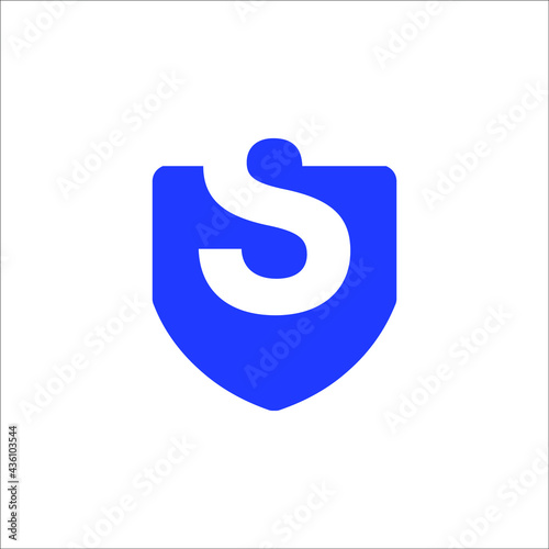 letter S shield logo 