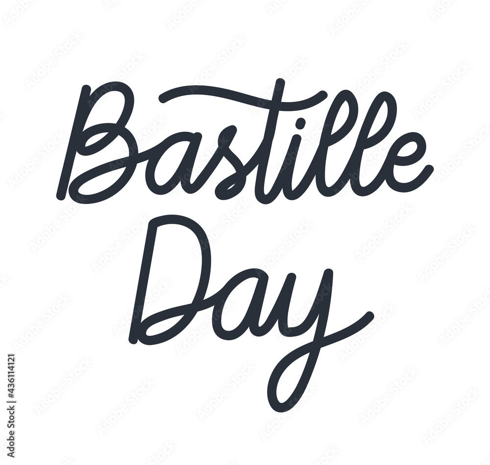 bastille day lettering bastille day lettering