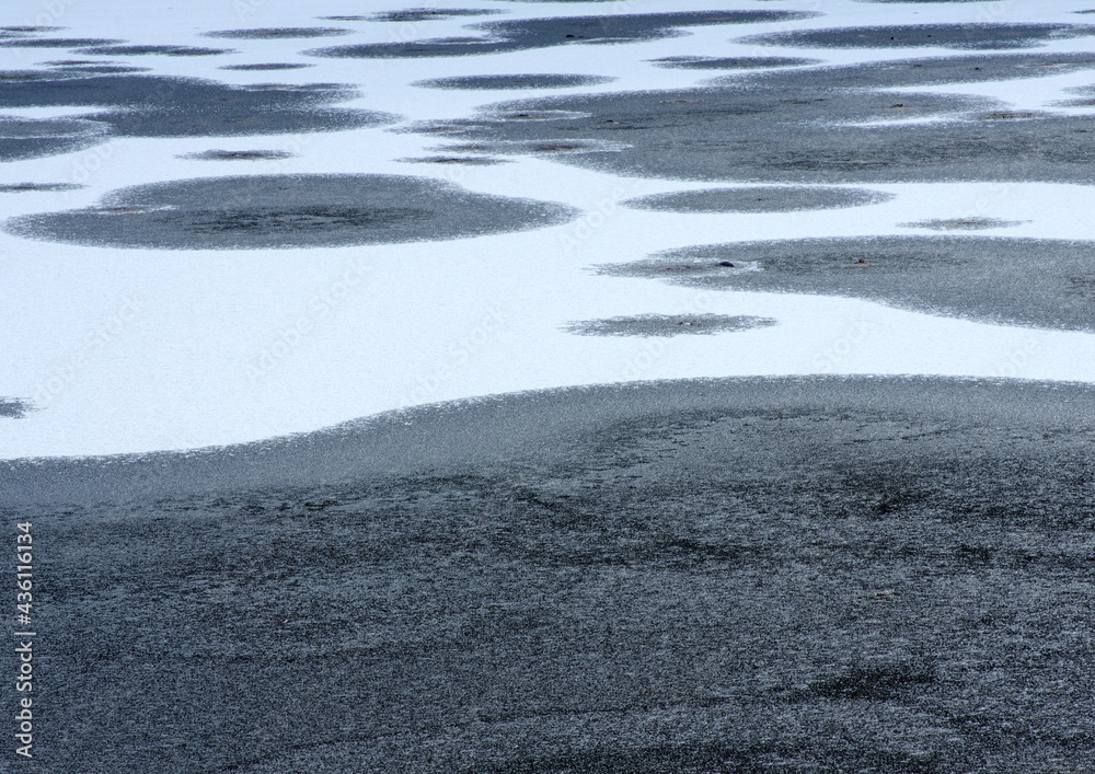 Fototapeta premium 氷紋