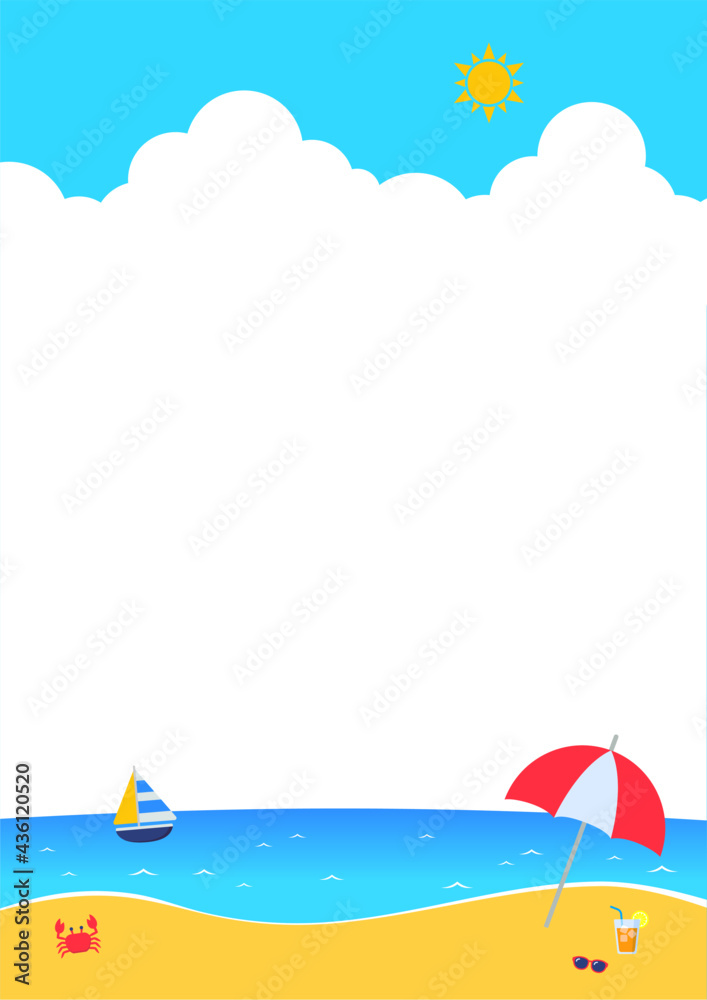 夏の背景イラスト5 Stock Vector Adobe Stock 夏の背景イラスト5 Stock Vector Adobe Stock
