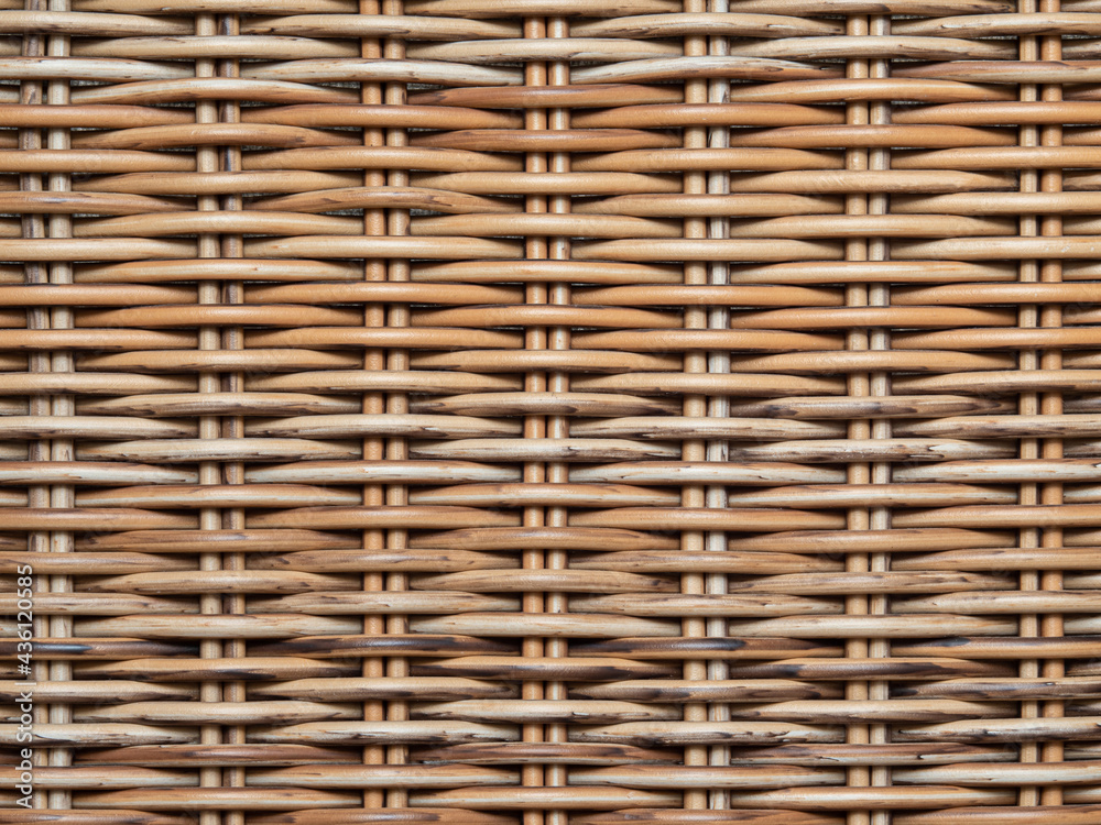 background of rattan handicrafts pattern. tidiness of the invention in handmade, Thailand handicrafts in the past and fashion in trend at present. product concept on photography image.