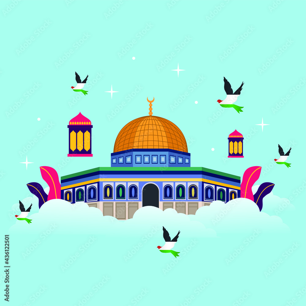 Free for Palestine background 01 vector design illustration