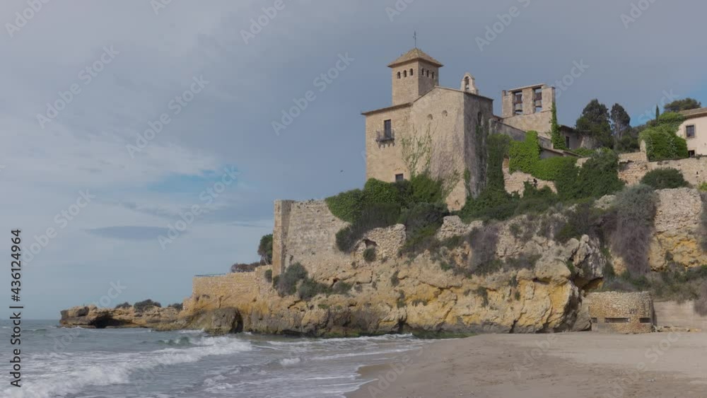 Tamarit castle and beach in spain Tamarit castle and beach in spain