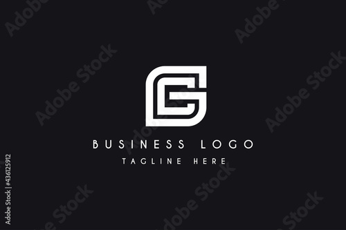 Initials letter GC logo design vector illustration. Letter GC suitable for business and consulting company logos.