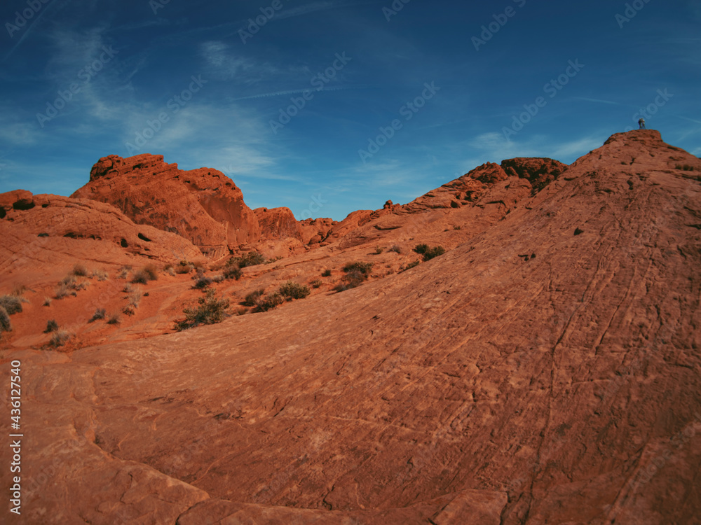 Magnificent Scene in the Valley of Fire State Park of Nevada Magnificent Scene in the Valley of Fire State Park of Nevada