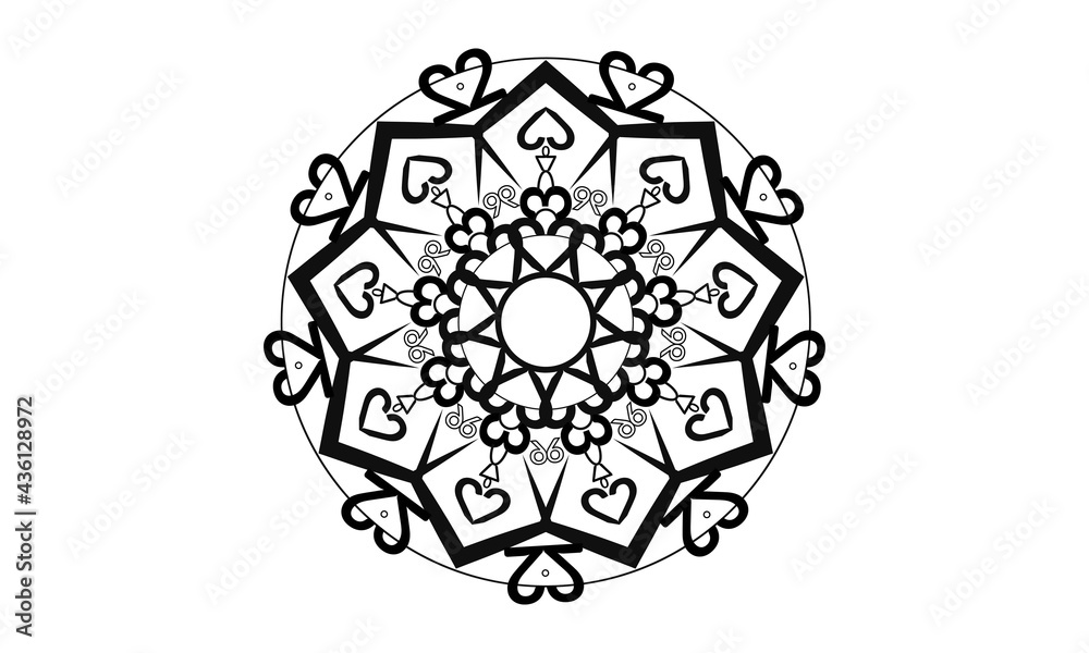 Mandala Background with ornamental pattern and Decorative for Wedding card mandala design Mandala Background with ornamental pattern and Decorative for Wedding card mandala design