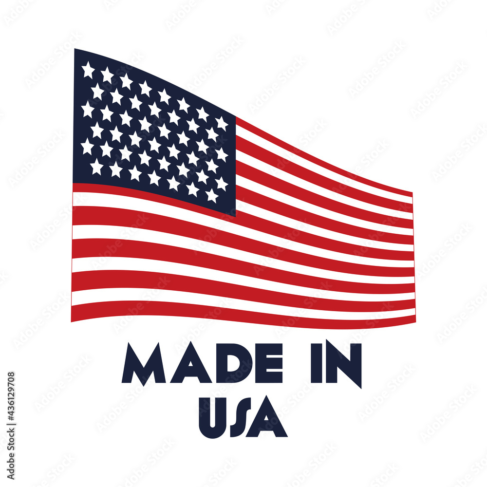 made in USA flag