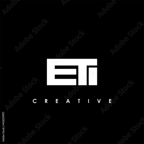 ETI Letter Initial Logo Design Template Vector Illustration photo