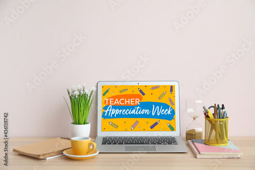 Greeting card for Teacher A...