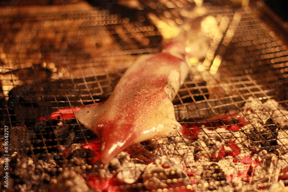 Fototapeta premium イカ焼き