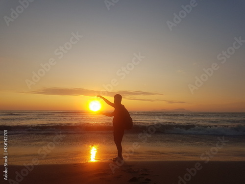 person on the beach