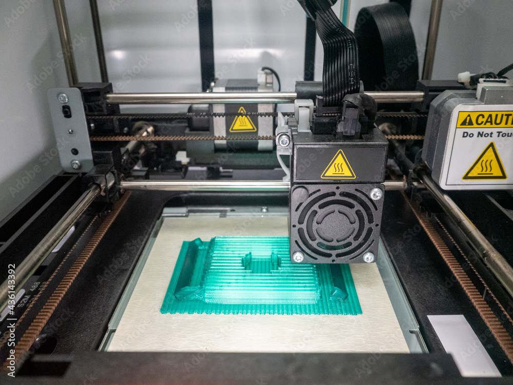 Fototapeta premium 稼働中の3Dプリンター
