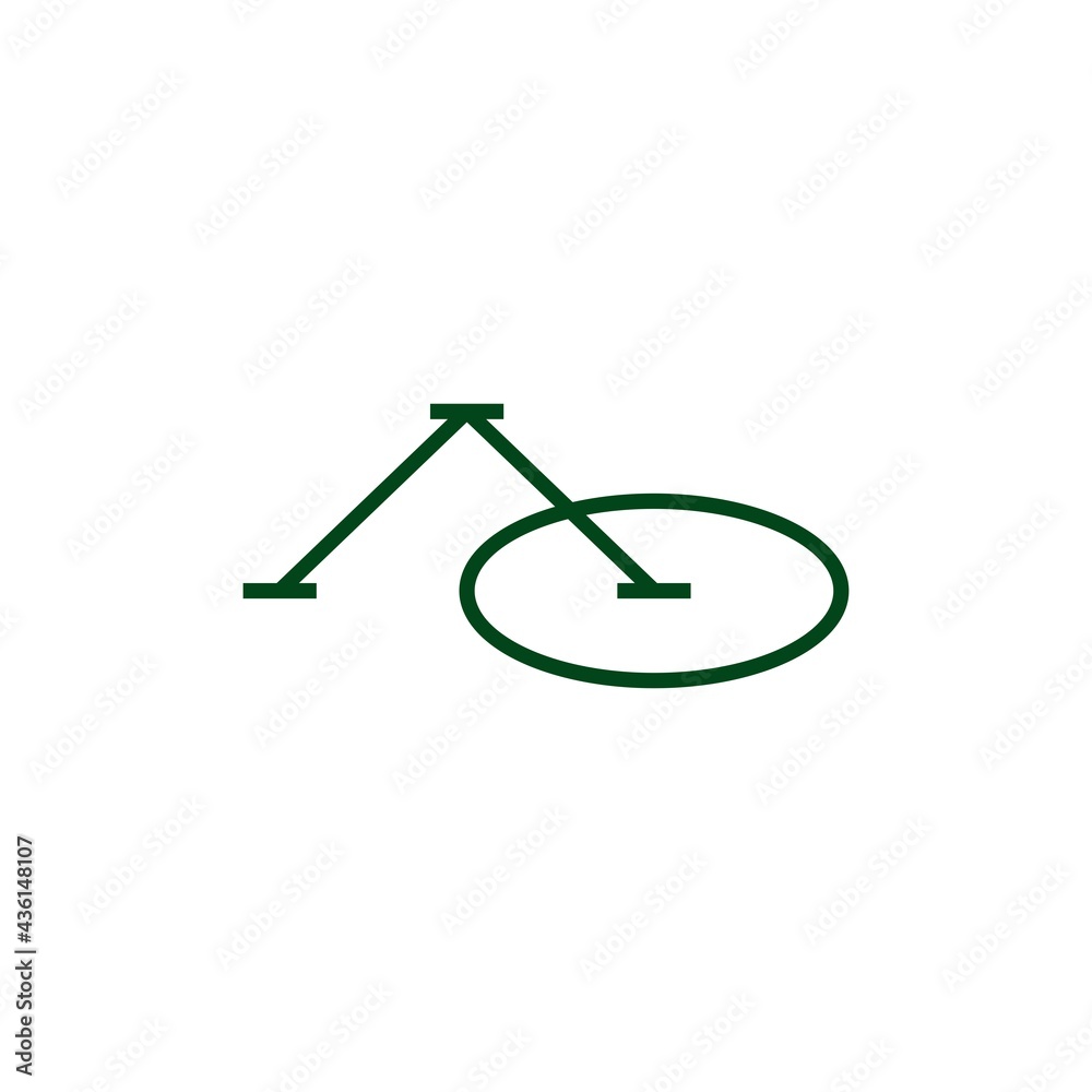 ao letter mark initial logo vector icon illustration ao letter mark initial logo vector icon illustration