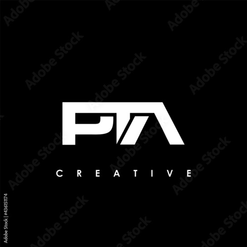 PTA Letter Initial Logo Design Template Vector Illustration photo